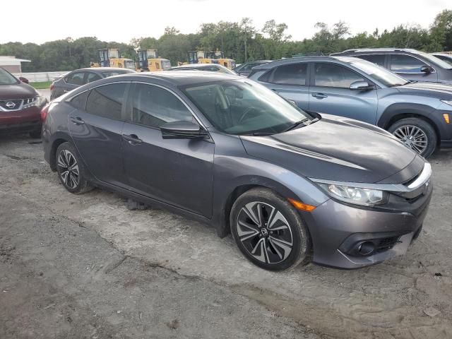 19XFC1F74HE000324 - 2017 HONDA CIVIC EXL ნაცრისფერი ფოტო 4