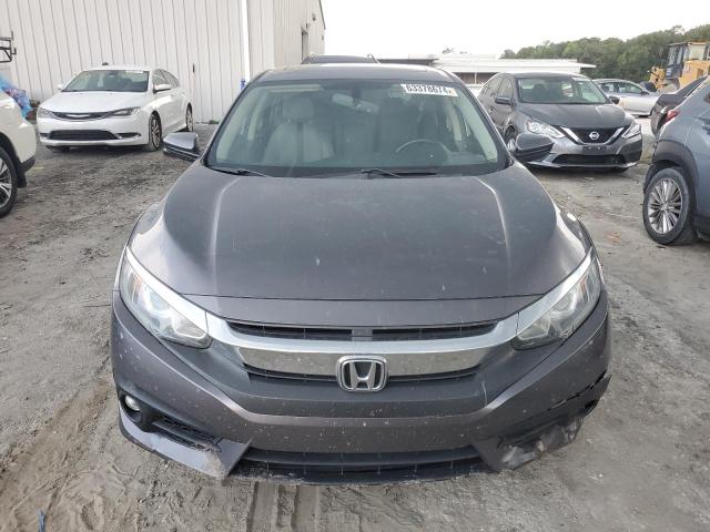 19XFC1F74HE000324 - 2017 HONDA CIVIC EXL ნაცრისფერი ფოტო 5