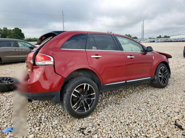 2LMDJ6JK3DBL41656 - 2013 LINCOLN MKX RED photo 3