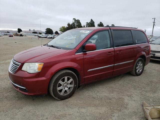2C4RC1BG7CR210488 - 2012 CHRYSLER TOWN & COU TOURING BURGUNDY photo 1