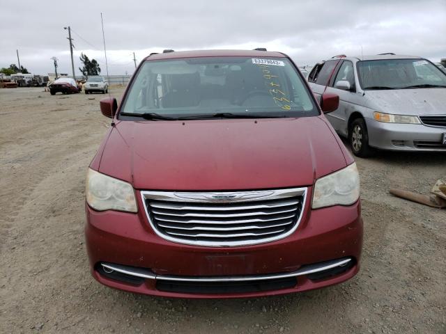 2C4RC1BG7CR210488 - 2012 CHRYSLER TOWN & COU TOURING BURGUNDY photo 5