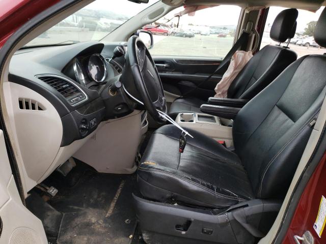 2C4RC1BG7CR210488 - 2012 CHRYSLER TOWN & COU TOURING BURGUNDY photo 7