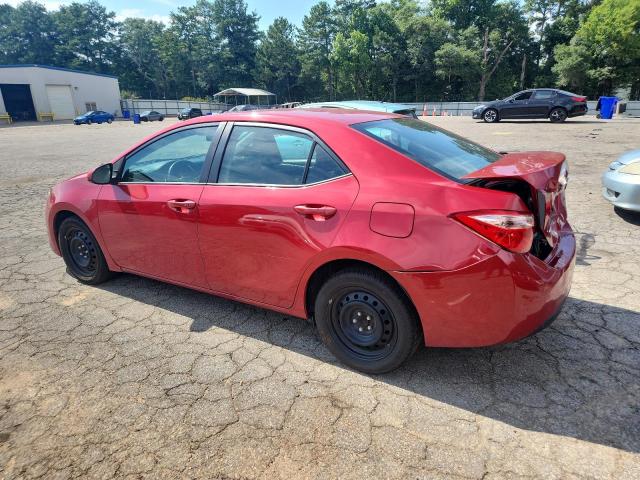 2T1BURHE4KC155404 - 2019 TOYOTA COROLLA L 红色 照片 2