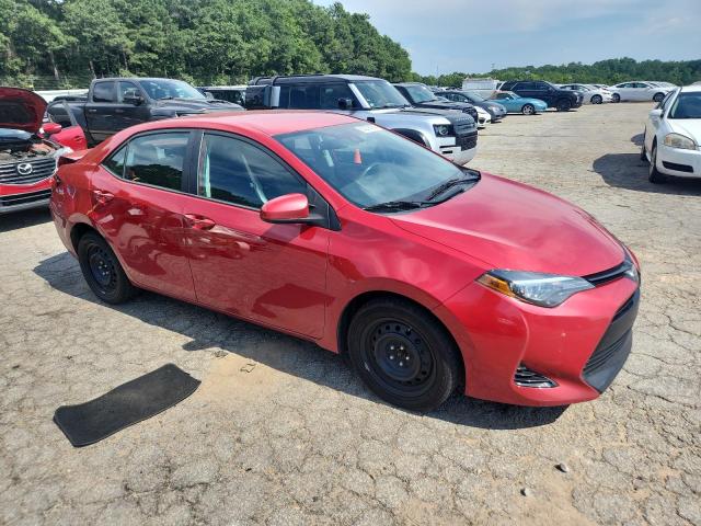 2T1BURHE4KC155404 - 2019 TOYOTA COROLLA L 红色 照片 4