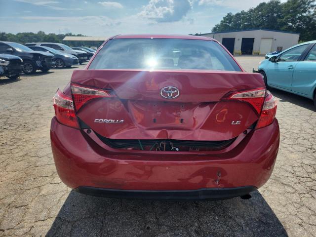 2T1BURHE4KC155404 - 2019 TOYOTA COROLLA L 红色 照片 6