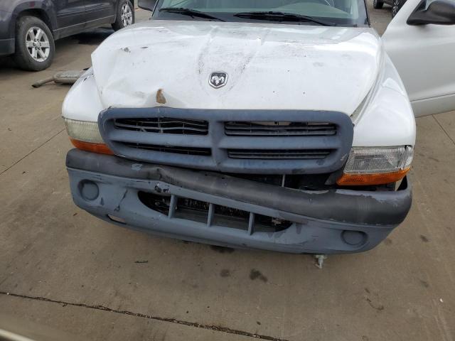 1D7FL16K04S576851 - 2004 DODGE DAKOTA SXT WHITE photo 11