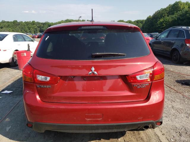 4A4AR4AUXFE016973 - 2015 MITSUBISHI OUTLANDER SE RED photo 6