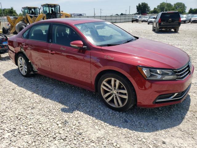 1VWLA7A38KC009037 - 2019 VOLKSWAGEN PASSAT WOLFSBURG BURGUNDY photo 4