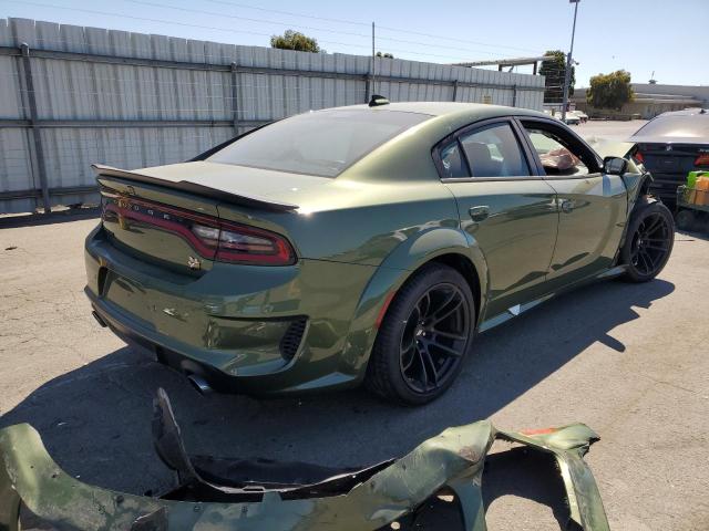 2C3CDXGJ5PH502893 - 2023 DODGE CHARGER SCAT PACK GREEN photo 3