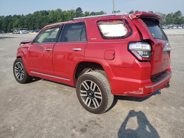 JTEZU5JR0J5171434 - 2018 TOYOTA 4RUNNER SR5 RED photo 2