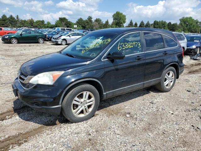 5J6RE4H72BL010204 - 2011 HONDA CRV EXL BLACK photo 1