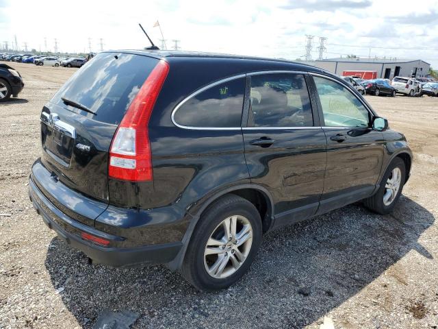 5J6RE4H72BL010204 - 2011 HONDA CRV EXL BLACK photo 3