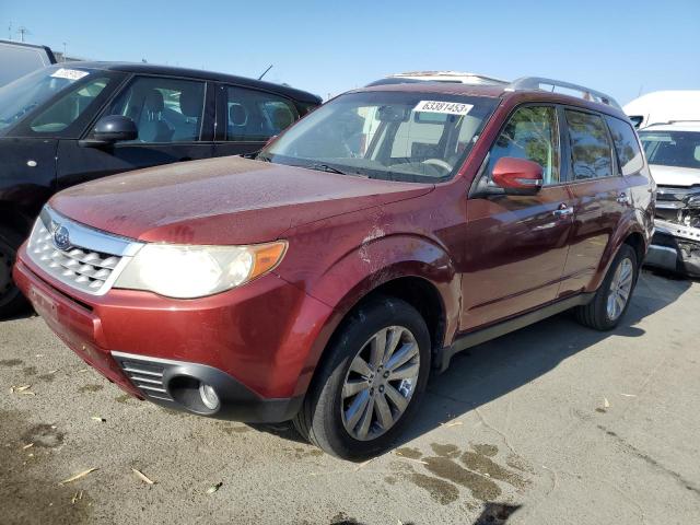 JF2SHAGC6BH733182 - 2011 SUBARU FORESTER TOURING MAROON photo 1