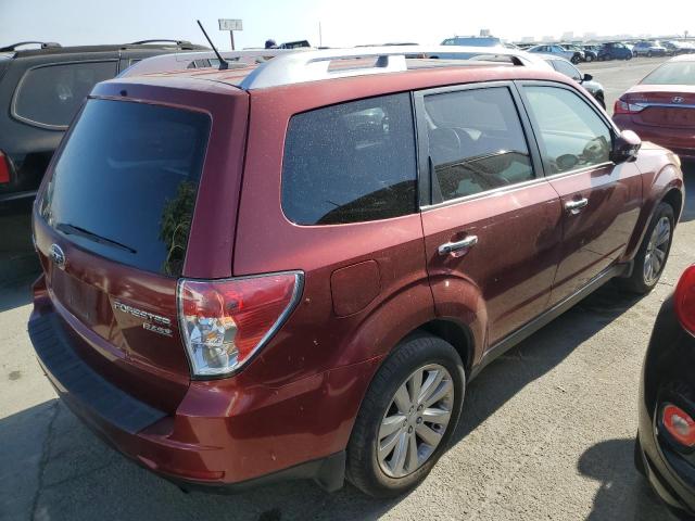 JF2SHAGC6BH733182 - 2011 SUBARU FORESTER TOURING MAROON photo 3