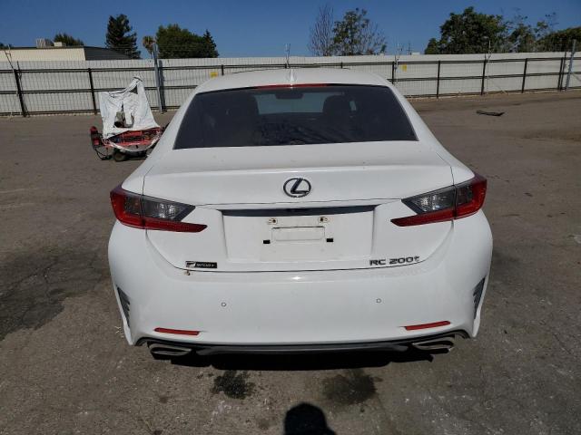 JTHHA5BC1H5007279 - 2017 LEXUS RC 200T WHITE photo 6