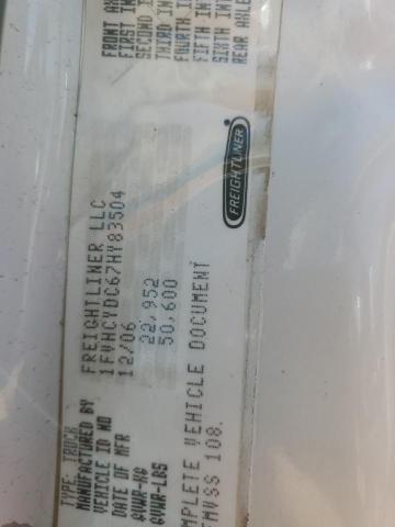 1FVHCYDC67HY83504 - 2007 FREIGHTLINER M2 106 MEDIUM DUTY WHITE photo 10