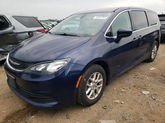 2C4RC1DG6HR656426 - 2017 CHRYSLER PACIFICA TOURING BLUE photo 1