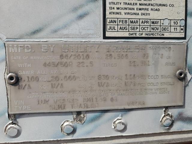 1UYVS2532BM114805 - 2011 UTILITY VS2RA WHITE photo 10