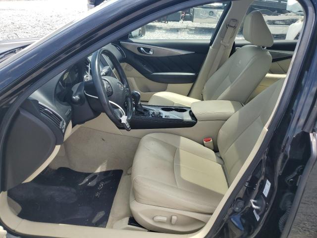 JN1BV7APXEM676697 - 2014 INFINITI Q50 BASE BLACK photo 7