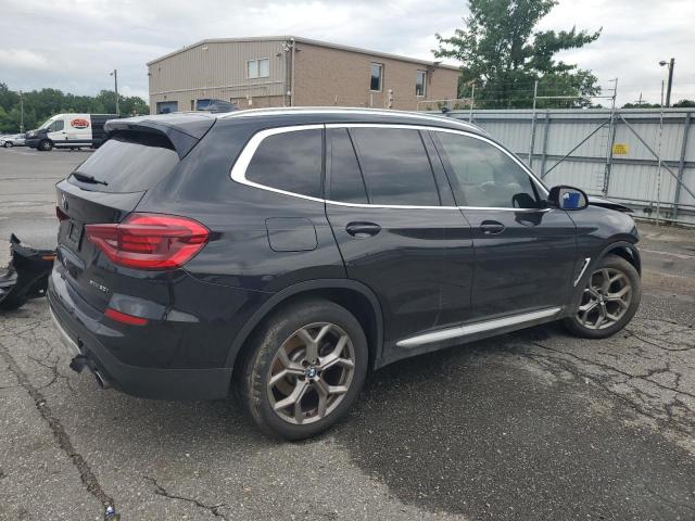 5UXTY3C06M9G70545 - 2021 BMW X3 SDRIVE30I BLACK photo 3