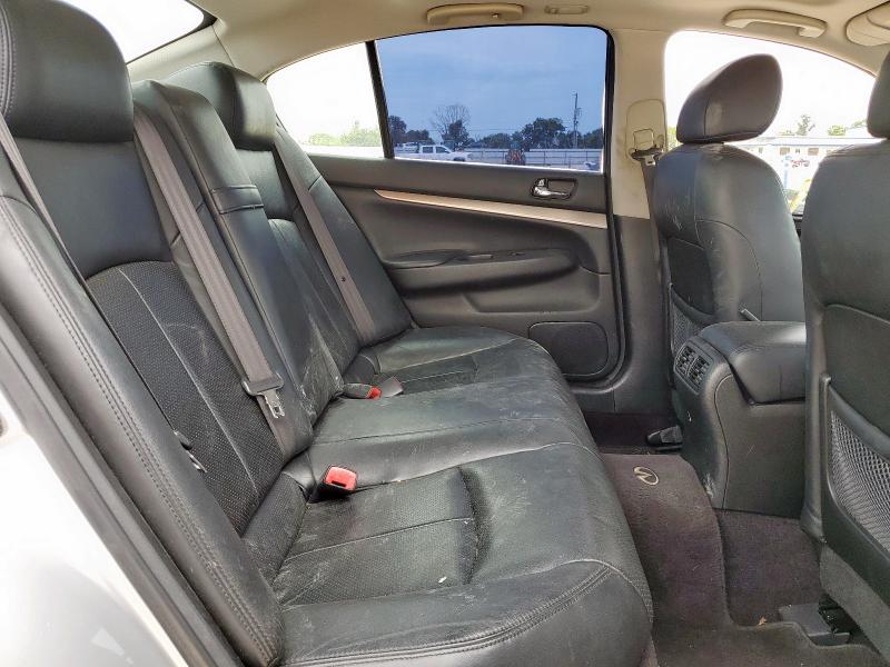 JN1CV6AP4AM201426 - 2010 INFINITI G37 BASE SILVER photo 10
