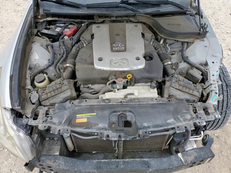 JN1CV6AP4AM201426 - 2010 INFINITI G37 BASE SILVER photo 11