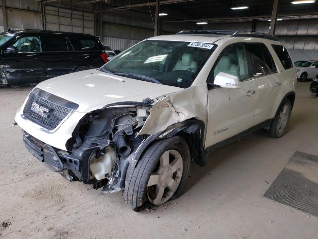 1GKEV337X8J184102 - 2008 GMC ACADIA SLT-2 WHITE photo 1