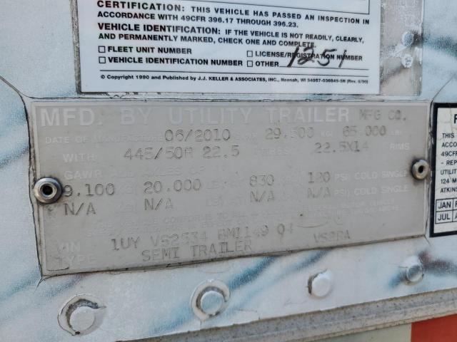 1UYVS2534BM114904 - 2011 UTILITY VS2RA 白色 照片 10