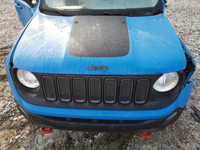 ZACCJBCT1FPB77803 - 2015 JEEP RENEGADE TRAILHAWK BLUE photo 12