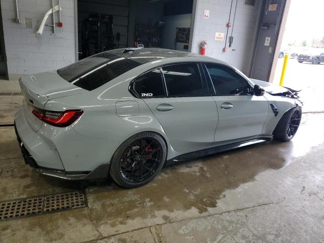 WBS43AY07RFS19785 - 2024 BMW M3 COMPETITION SILVER photo 3