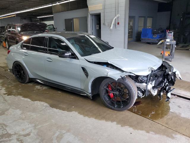 WBS43AY07RFS19785 - 2024 BMW M3 COMPETITION SILVER photo 4