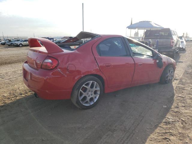 1B3ES66S33D226205 - 2003 DODGE NEON SRT-4 RED photo 3