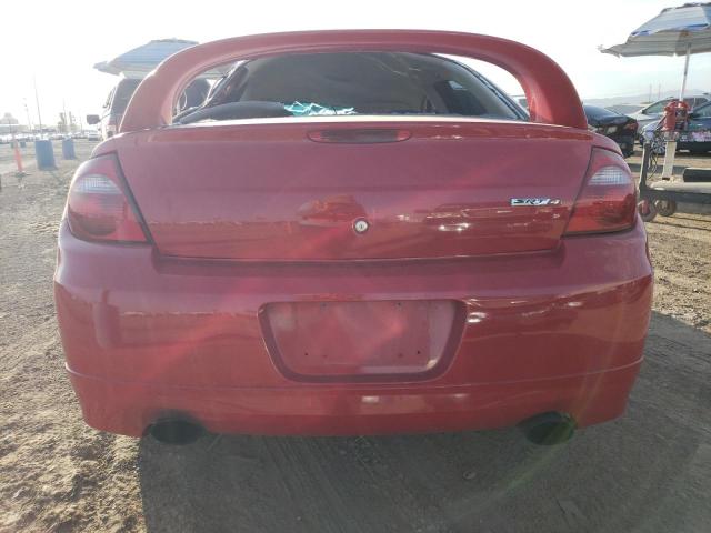 1B3ES66S33D226205 - 2003 DODGE NEON SRT-4 RED photo 6