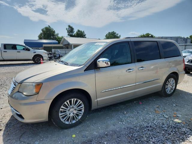 2C4RC1CG3ER108672 - 2014 CHRYSLER TOWN & COU TOURING L TAN photo 1