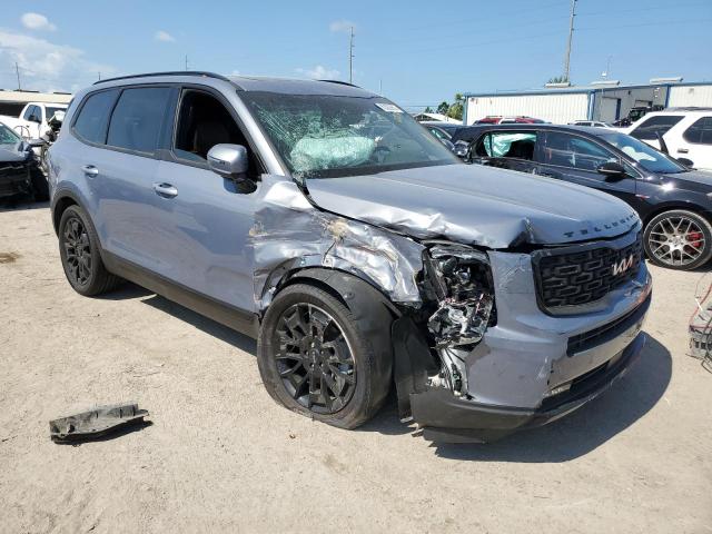 5XYP5DHC6NG209184 - 2022 KIA TELLURIDE SX GRAY photo 4