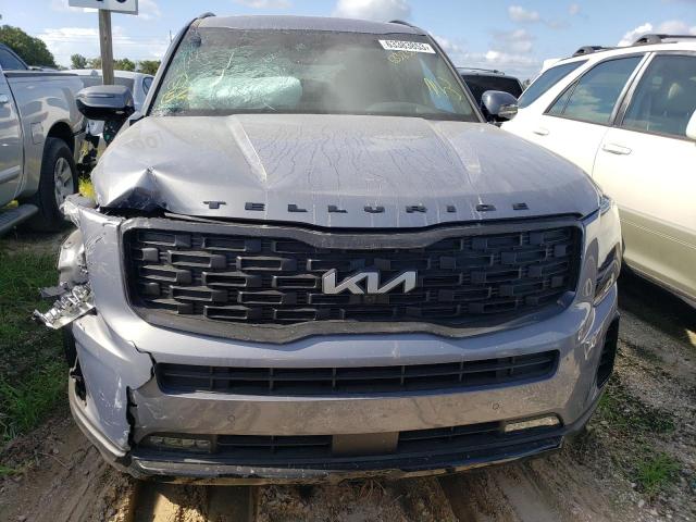 5XYP5DHC6NG209184 - 2022 KIA TELLURIDE SX GRAY photo 5