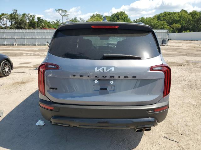 5XYP5DHC6NG209184 - 2022 KIA TELLURIDE SX GRAY photo 6