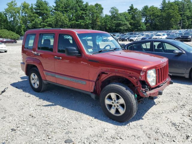 1J4PN2GK1AW109983 - 2010 JEEP LIBERTY SPORT RED photo 4