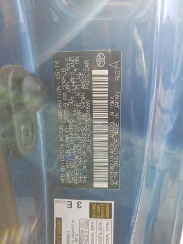 JTKJF5C75F3088889 - 2015 TOYOTA SCION TC Mavi foto 10