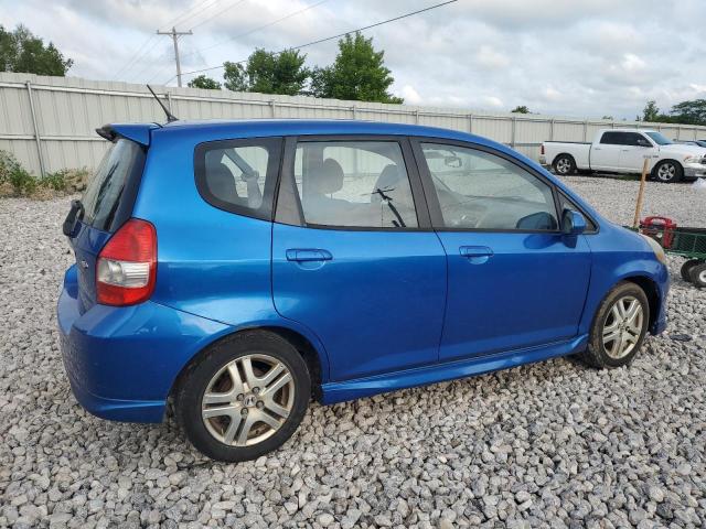 JHMGD38678S056786 - 2008 HONDA FIT SPORT BLUE photo 3