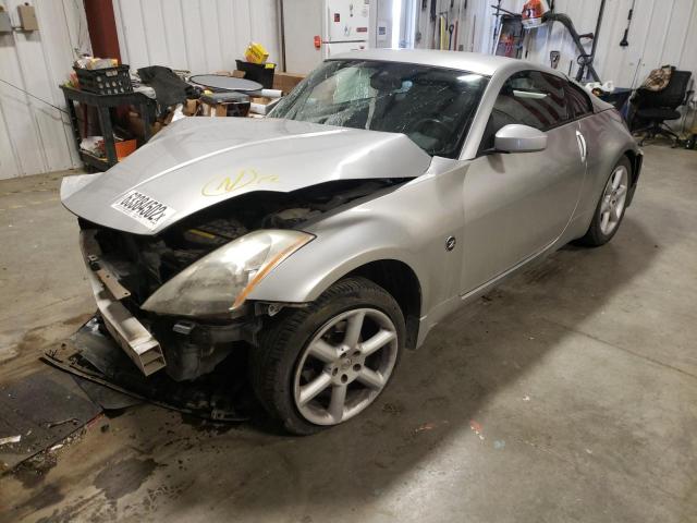 JN1AZ34EX3T001776 - 2003 NISSAN 350Z COUPE SILVER photo 2