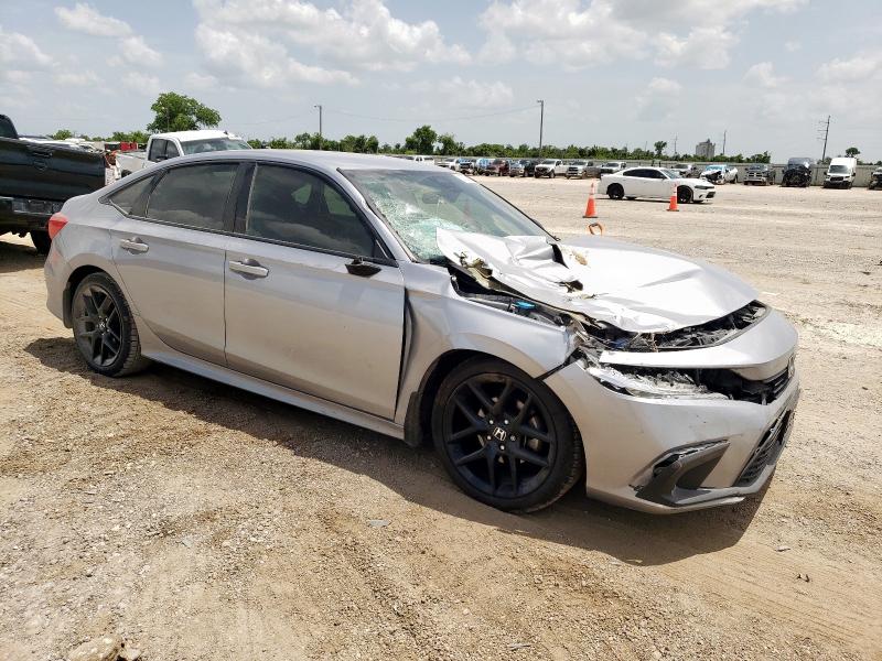 2HGFE2F5XNH527400 - 2022 HONDA CIVIC SPORT SILVER photo 4