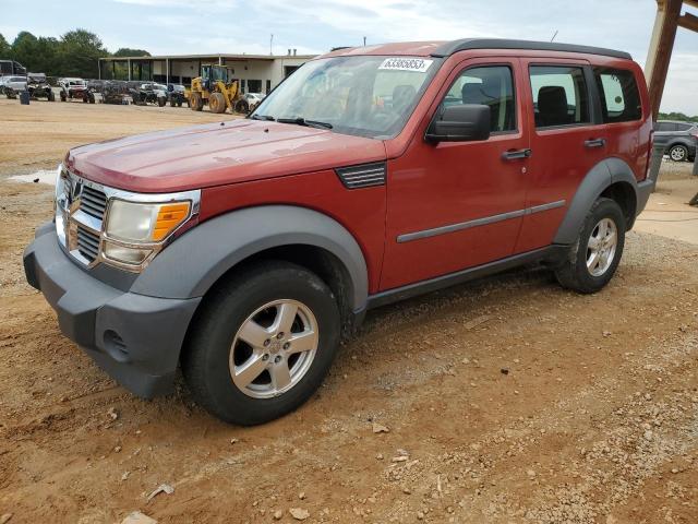 1D8GU28K77W555444 - 2007 DODGE NITRO SXT RED photo 1