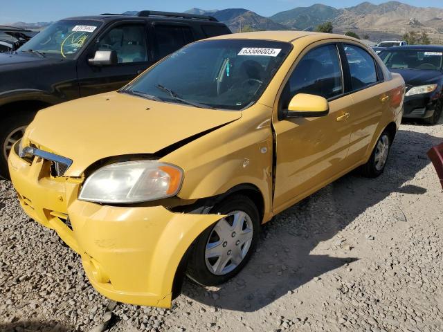 KL1TD56637B144142 - 2007 CHEVROLET AVEO BASE Sarı foto 1