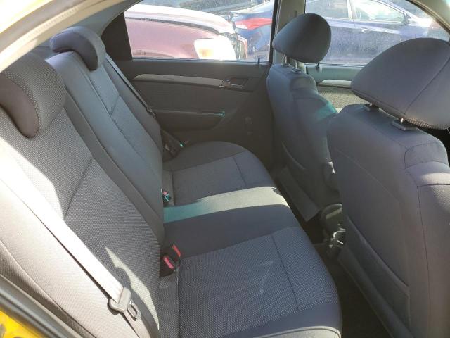 KL1TD56637B144142 - 2007 CHEVROLET AVEO BASE Sarı foto 10