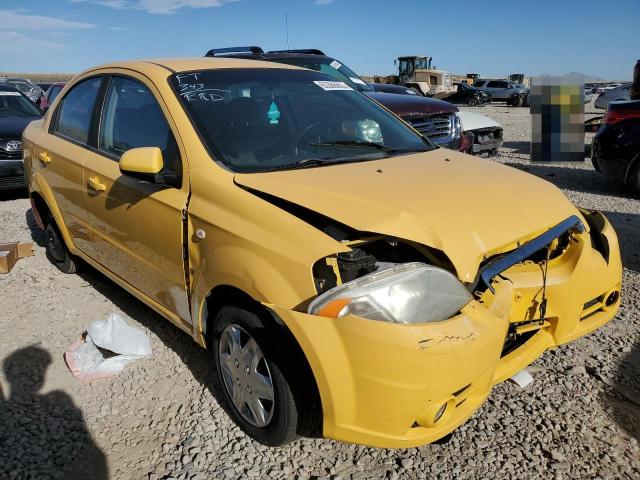 KL1TD56637B144142 - 2007 CHEVROLET AVEO BASE Sarı foto 4