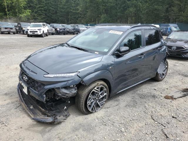 KM8K3CA30NU836414 - 2022 HYUNDAI KONA N LINE CHARCOAL photo 1