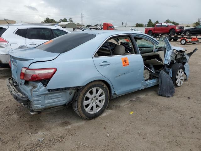 4T1BK46K87U518388 - 2007 TOYOTA CAMRY LE BLUE photo 3