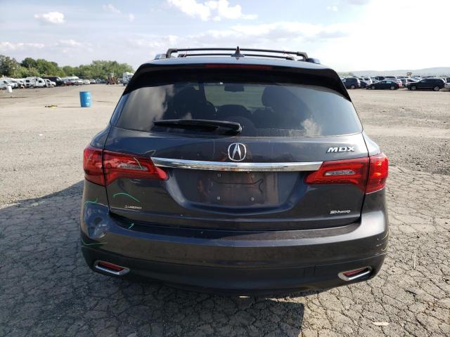 5FRYD4H4XEB021418 - 2014 ACURA MDX TECHNOLOGY GRAY photo 6