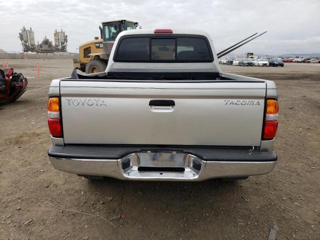 5TEGN92N82Z110035 - 2002 TOYOTA TACOMA DOUBLE CAB PRERUNNER TAN photo 6